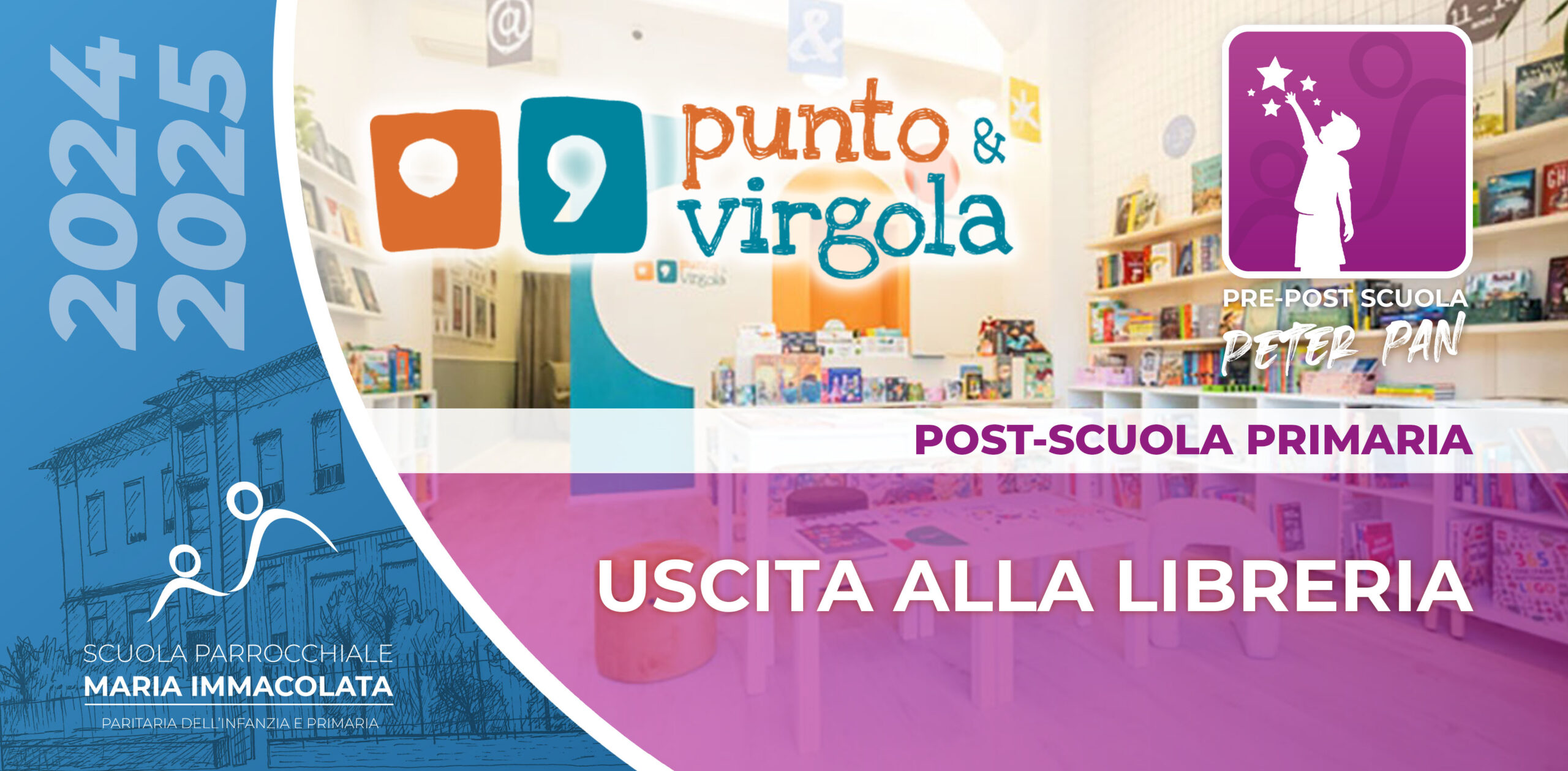 Venerdì 11 Aprile il Post-scuola alla Libreria Punto e Virgola